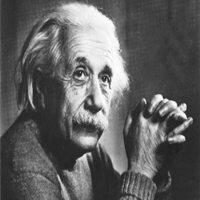 爱因斯坦头像图片 黑白爱因斯坦头像大图_微信头像图片大全