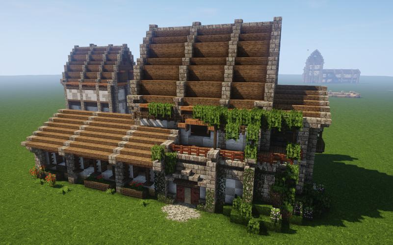 《minecraft》你也可以的生存建筑第三期—小型庄园