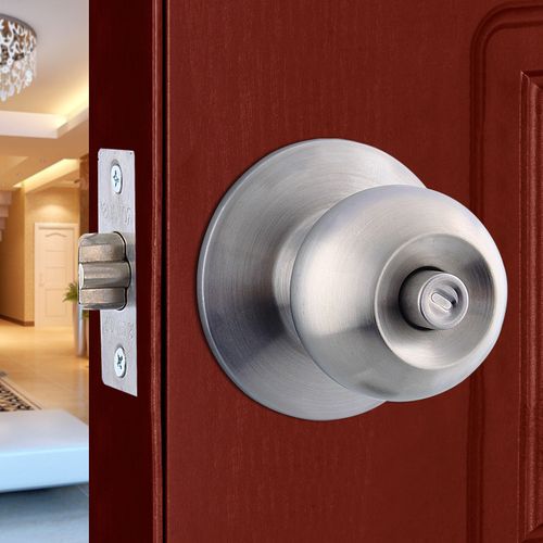 荣力斯 不锈钢球形锁球形门锁室内卧室房门锁圆形木门锁纯铜锁芯