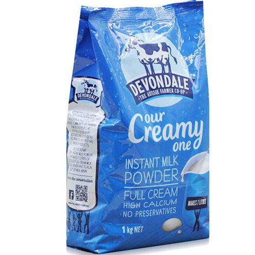 澳洲进口德运(devondale)德运奶粉高钙速溶成人奶粉1kg全脂