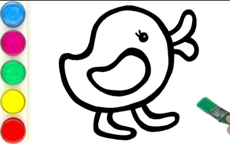 儿童简笔画:小鸡的画法 超级简单