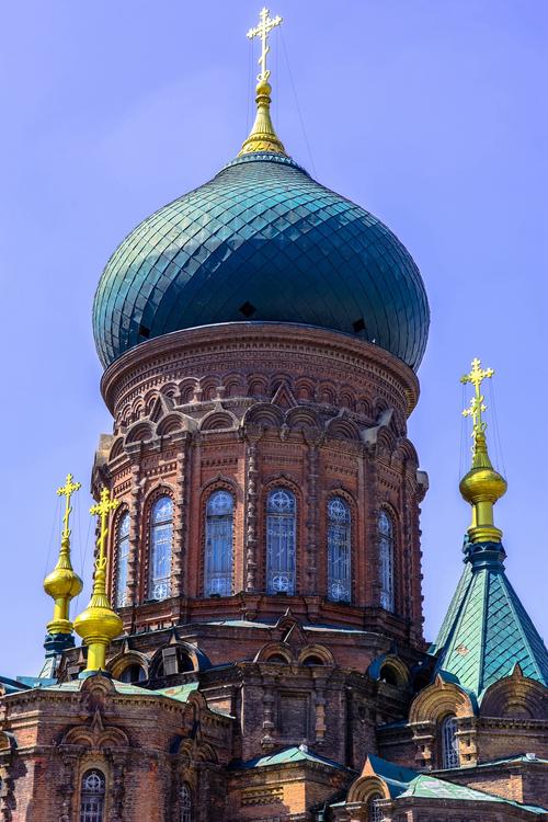 哈尔滨地标建筑之一:圣·索菲亚教堂