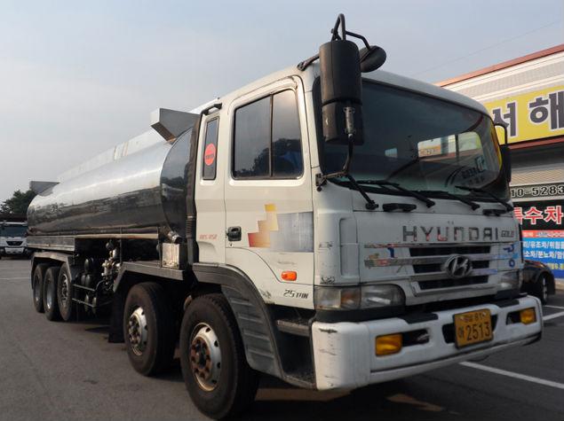 hyundai oil tanker truck 25-ton