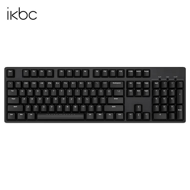 ikbc 蓝牙键盘机械键盘无线键盘c87c104樱桃键盘办公键盘cherry轴樱桃