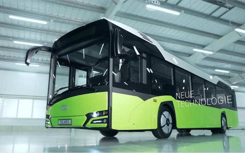 波兰solaris索拉瑞斯neuercity巴士宣传展示