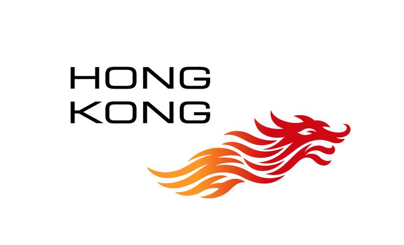 香港hong kong 城市标识