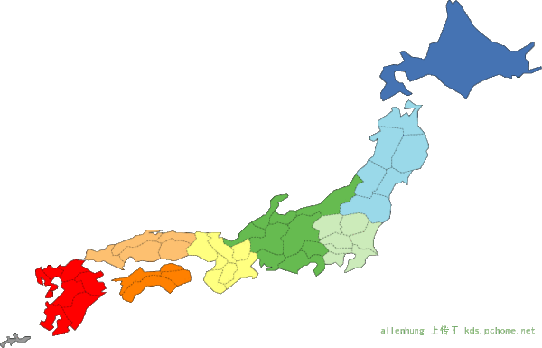   日本地图