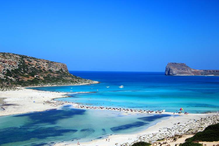 我不去海边但希腊蓝旗海滩可以