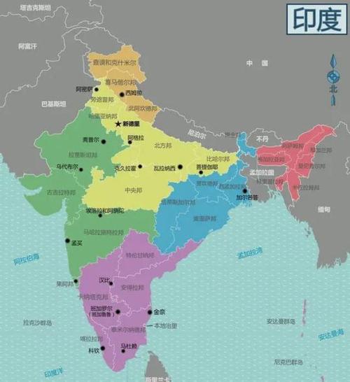 印度有着排名靠前的国土面积,还有着13.