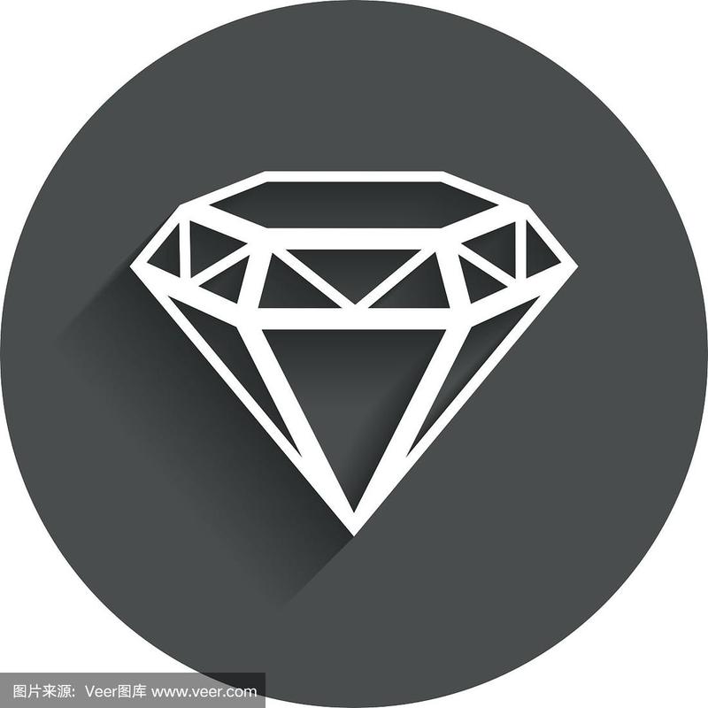 钻石标志图标珠宝符号宝石石头