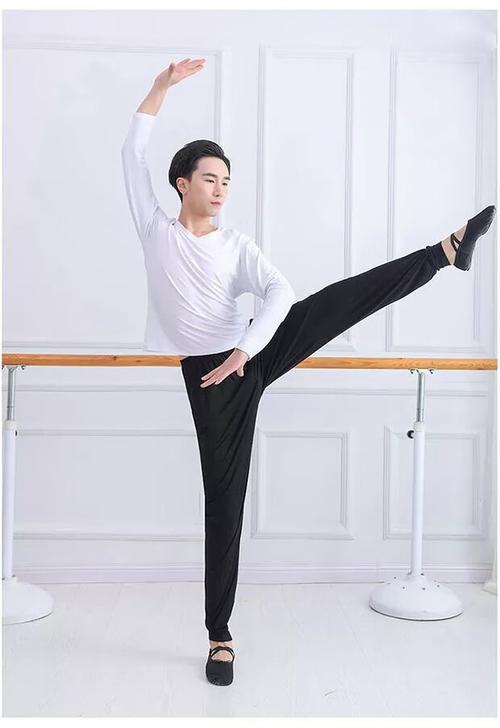 taohan成人舞蹈练功服男中国舞古典现代上衣教师形体舞蹈裤子套装