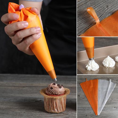 14寸硅胶裱花袋挤花袋防渗油蛋糕曲奇挤奶油袋可反复使用烘焙工具