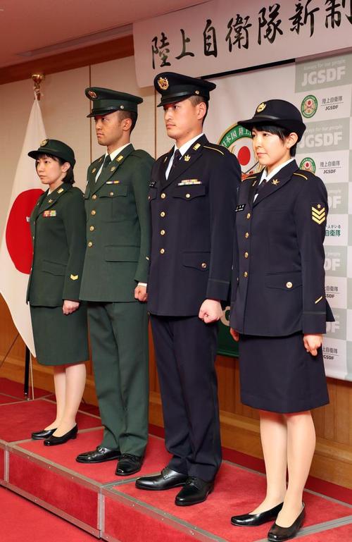 日本陆上自卫队时隔27年更换新款制服(图)
