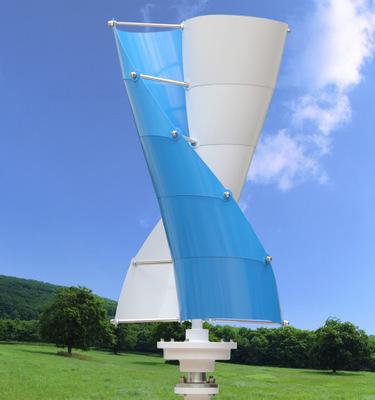 厂家销垂直轴风力发电机 100w 螺旋型风力发电机 景观亮化工程用