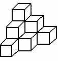 图1是由10个小立方体堆成的几何体,从左面看得到的平面图形应是图2中