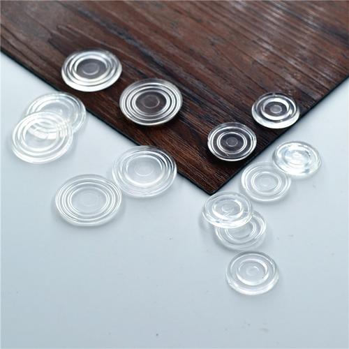 钢化玻璃桌面台面防滑透明硅茶几垫子垫片大号1拍50只的数量