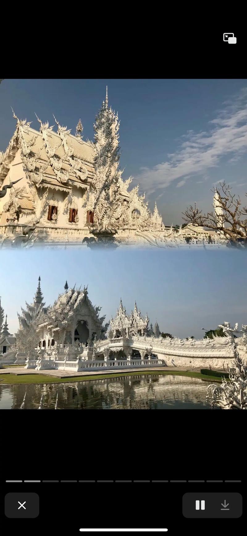 泰国清莱白庙蓝庙