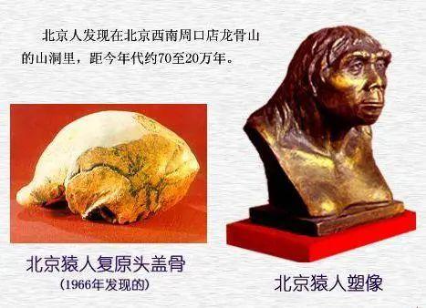 中学历史书开篇就说,几十万年前在中国这片土地上生活着山顶洞人,元谋