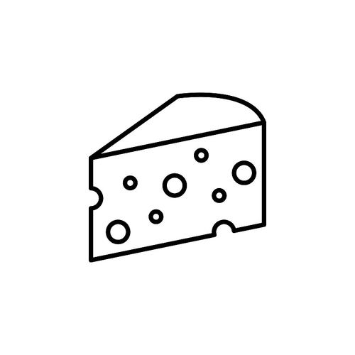 奶酪图标平图片