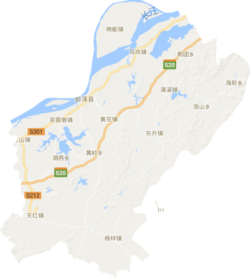 彭泽县电子地图高清版大图