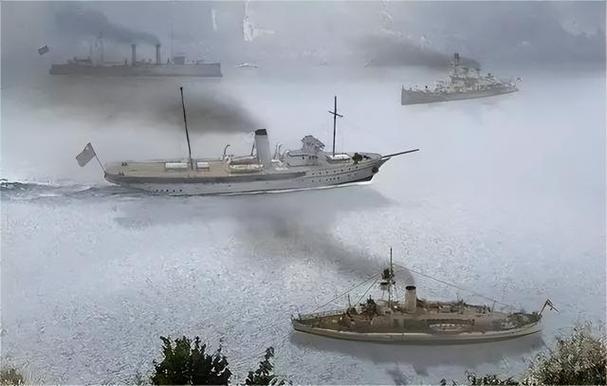人民海军早期的湘江号炮舰,最早是侵华日军鸟羽号炮艇