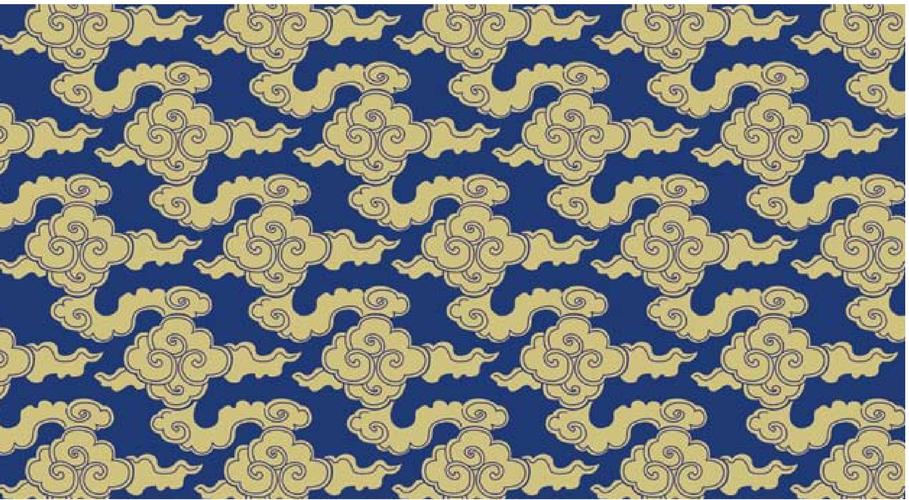 如意云纹-中国古代丝绸设计素材-图片