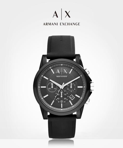阿玛尼armaniexchange运动石英手表