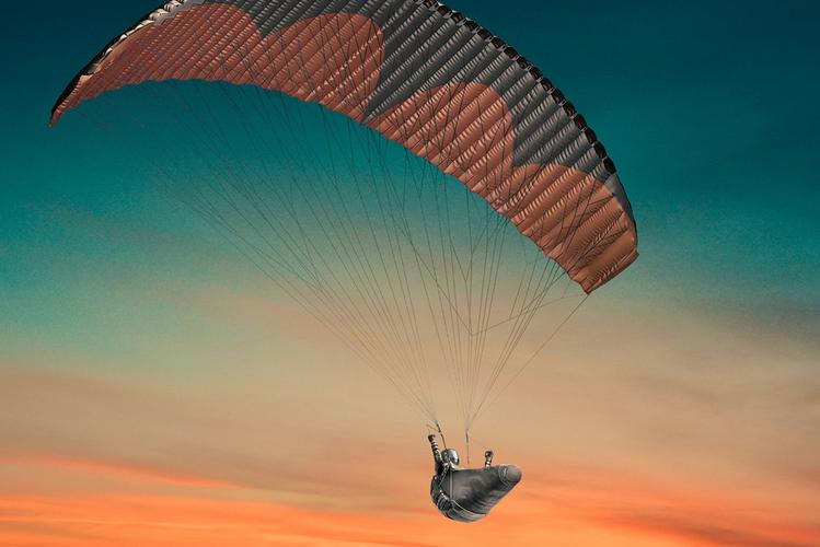 6款滑翔伞设计样机模板 paraglider mockups set