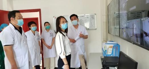马占领副市长对晋州市人民医院工作进行视察