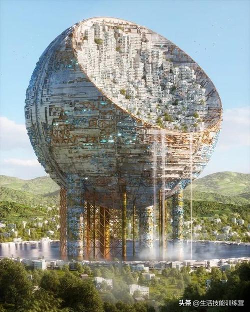 50个基于想象的未来巨型建筑艺术