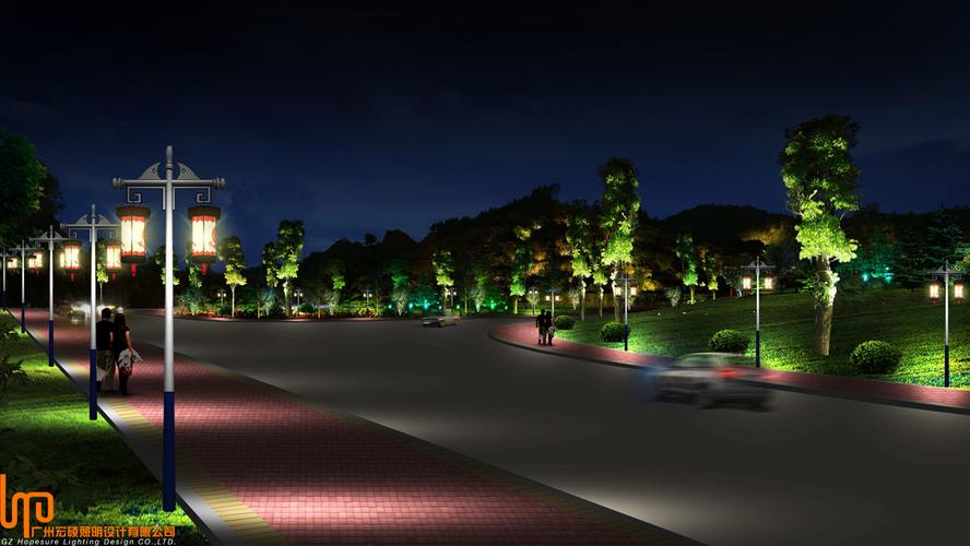 [分享]佛山监狱道路景观照明工程项目设计