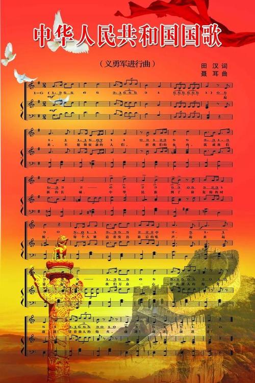 一首在抗日战争中诞生的歌曲1949年7月,我国开始公开征集国歌,一个多