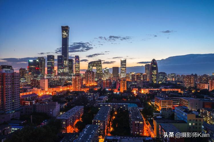 北京国贸中心(壮观的北京国贸夜景)