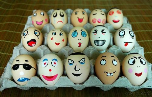 鸡蛋表情图简笔画