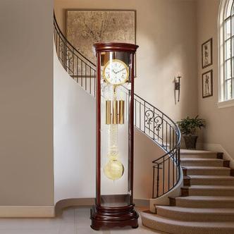 北极星(polaris)德国赫姆勒机芯落地钟欧式复古机械座钟客厅别墅豪华