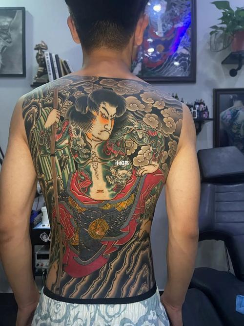 我的纹身分享  #日式老传统纹身  #九纹龙史进