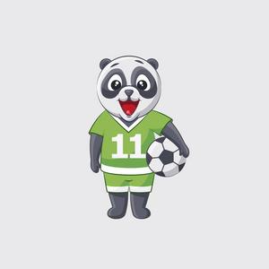 股票的矢量图贴纸表情图释情感分离图字符喷射器熊猫足球球员门将前锋