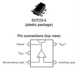 ts321ilt运算放大器芯片规格书参数pdf数据手册引脚图图片参数特性