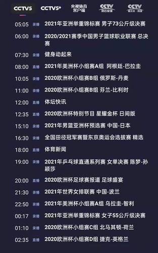 cctv5今日节目单:21:30录播世界女排联赛(中国队-波兰队)   今天是
