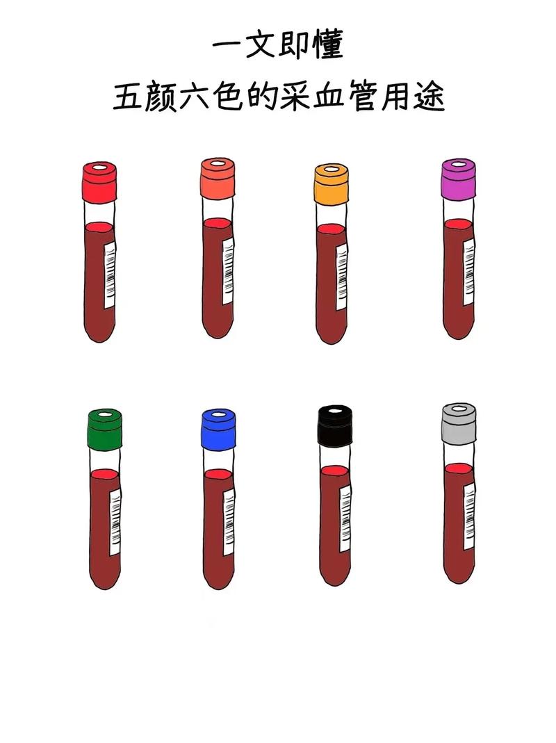一图读懂采血管颜色对应用途.#护理 #护士资格考试 #医学小 - 抖音