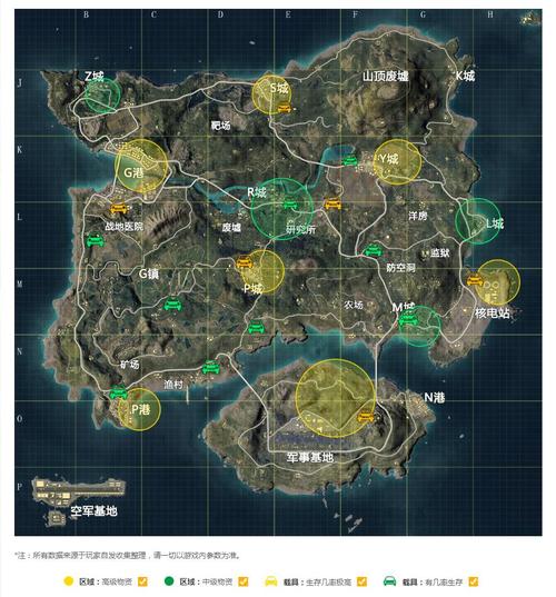 [数据] 《和平精英》地图资源点位 nga玩家社区