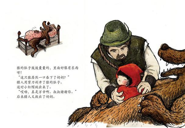 绘本,绘本故事,儿童绘本,小红帽,小红帽的故事