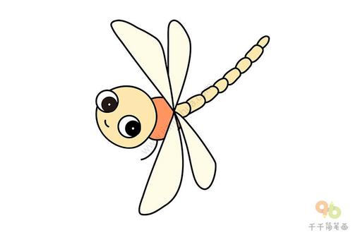 儿童画蜻蜓简笔画