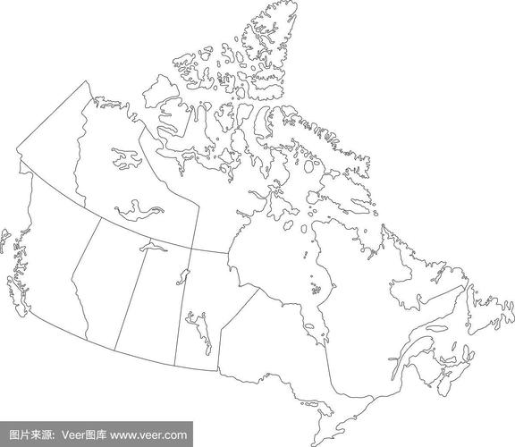 概述加拿大地图