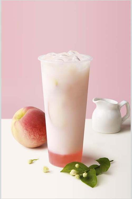 美味水蜜桃奶茶图片立即下载美味水蜜桃餐饮奶茶摆拍图片美味水蜜桃