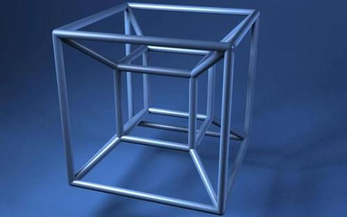 四维超正方体在三维空间的投影