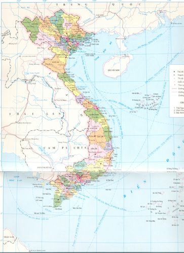 越南政区地图越文版