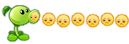 植物大战僵尸 | 超火的豌豆射手发射emoji表情包来啦