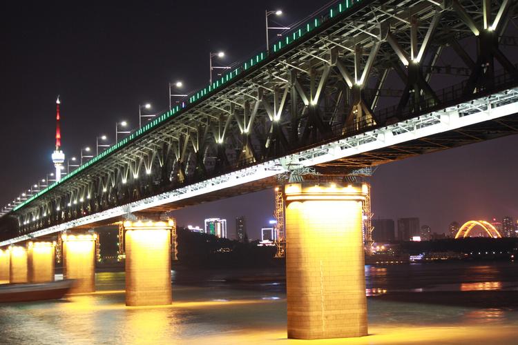 长江大桥和龟山电视塔