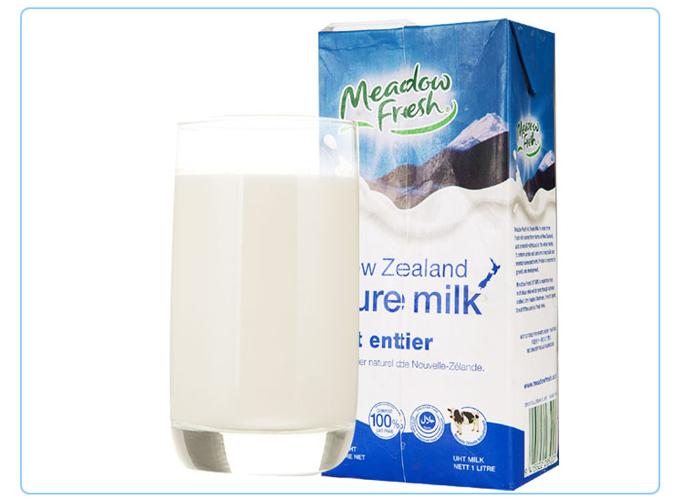 meadow fresh纽麦福(纽西兰牧场) 全脂牛奶 1l 新西兰进口